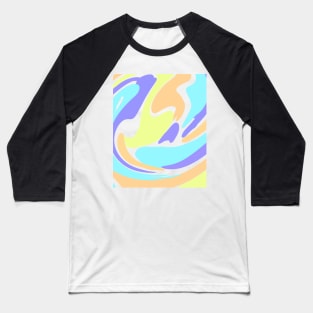Colorful watercolor abstract texture art Baseball T-Shirt
